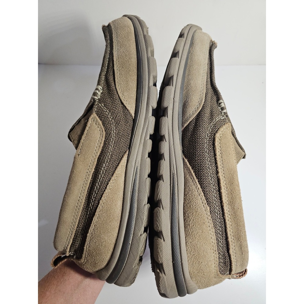 Skechers Relaxed Fit Mens 12 Extra‎ Wide Memory Foam Loafers Brown 64365EWW - Picture 6 of 8